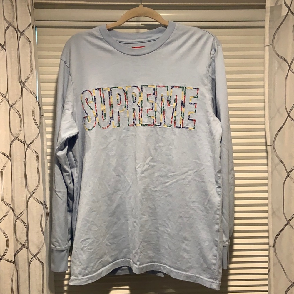 Authentic Supreme long sleeve T-shirt size med unisex